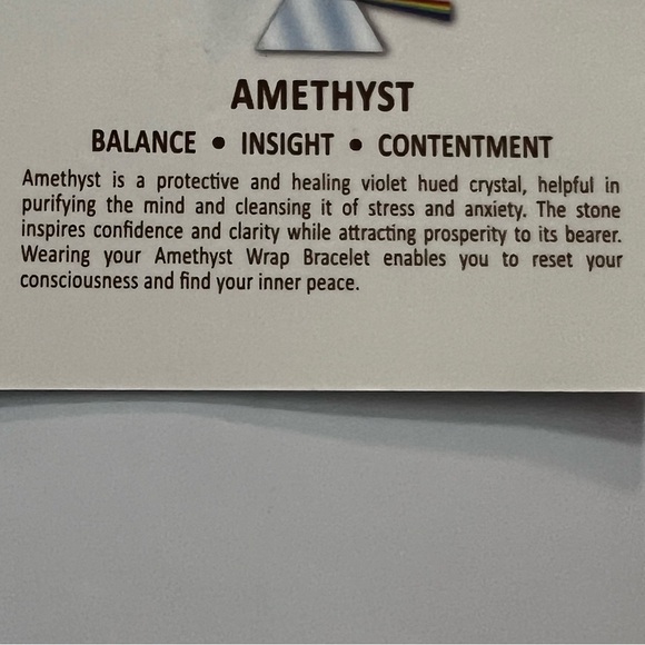 🛍 NWT 🛍WIND AND FIRE AMETHYST BRACELET 🛍 - Picture 5 of 9